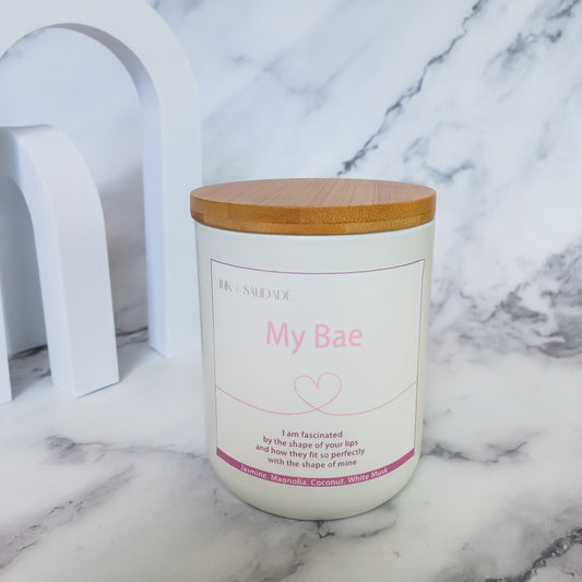 My Bae Candle (Customized Hidden Message)