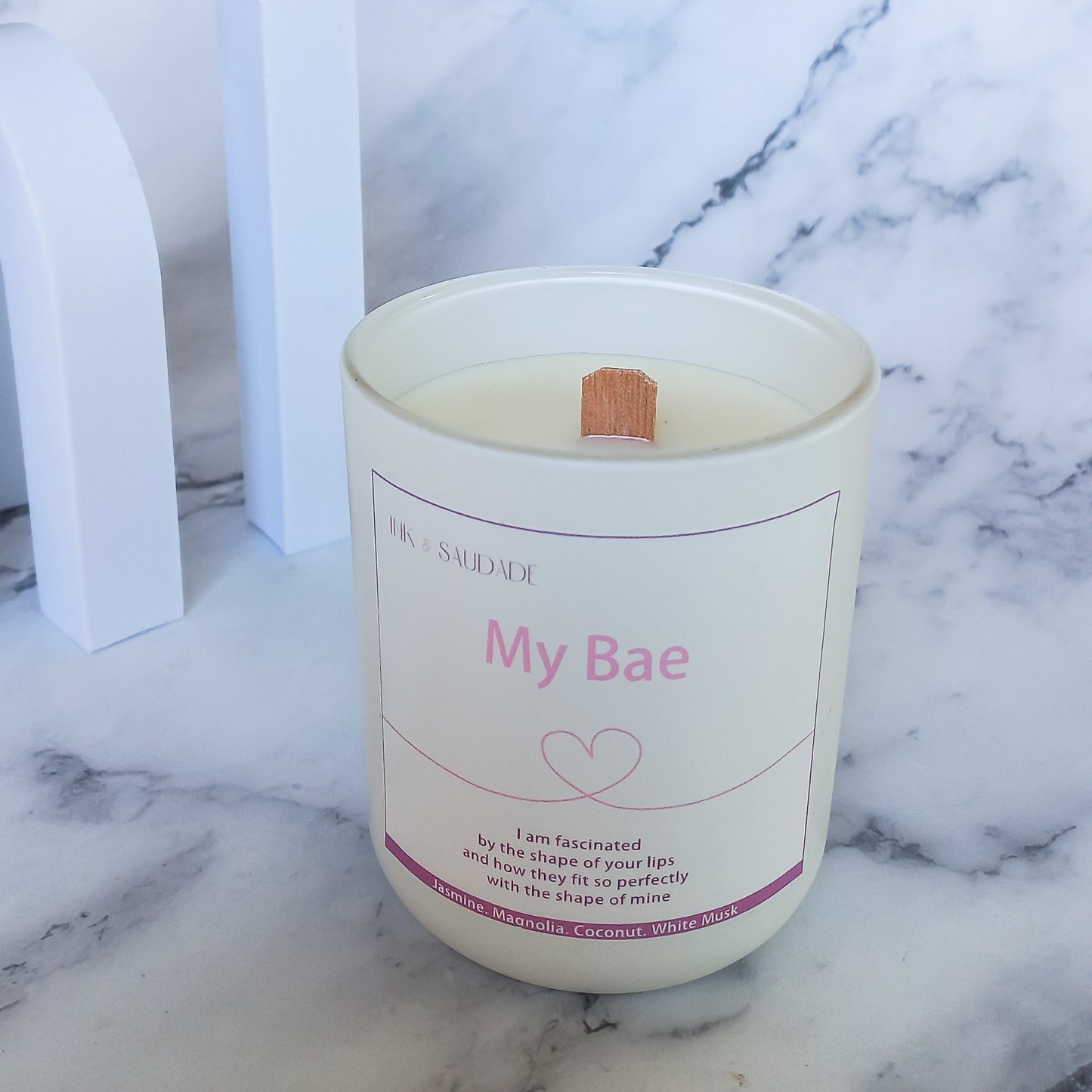 My Bae Candle (Customized Hidden Message)