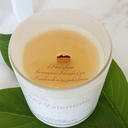 My Valentine Candle (Customized Hidden Message)
