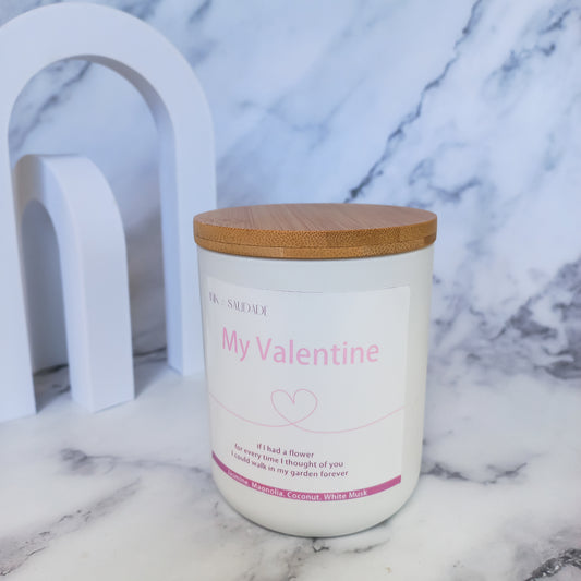 My Valentine Candle (Customized Hidden Message)